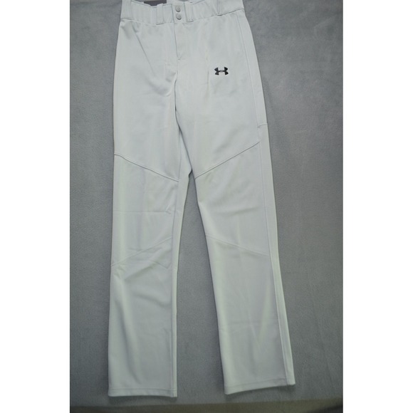 Under‎ Armour Men's Leadoff Baseball Pants GRAY Size Small x 34" Inseam $40 New - Picture 1 of 12